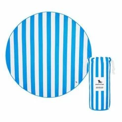 Dock & Bay - Beach Towel Round Collection Bondi Blue
