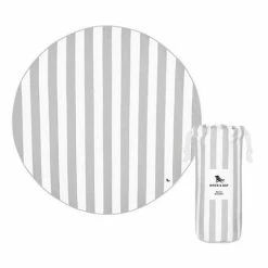 Dock & Bay - Beach Towel Round Collection Goa Grey
