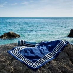 Abyss & Habidecor - Cannes Beach Cadet Blue Towel 90x200cm