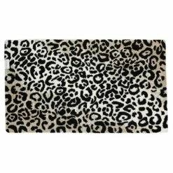 Abyss & Habidecor - Leopard Bath Rug Black 70x120cm